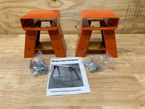 lot 35 image: MCCOY TOOLS LLC 33 in. Super Steel Sawhorse Legs (1-Pair)