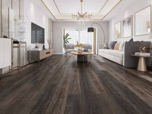 lot 4 image: UNITED WEAVERS Lot of 45 Cases of- Vinyl Flooring (pad attached) in Old Mill Gray (1,506.15 Total Sq. Ft.)