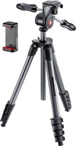 lot 26 image: Manfrotto - Compact Advanced Smart 65 Tripod - Black