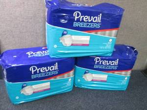 lot 9 image: 3- 16 ct Prevail Breezers Briefs Me...