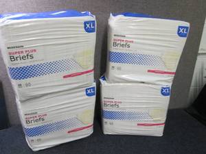 lot 12 image: 4- 20 ct McKesson Super Plus Briefs...