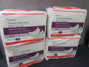 lot 17 image: 4- 12 ct Cardinal Health Quilted Ad...