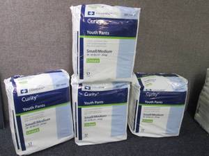 lot 18 image: 4- 17 ct Covidien Youth Pants Small...