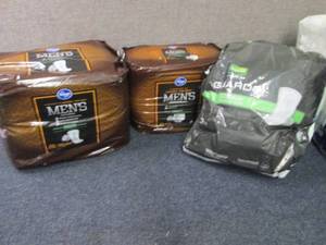 lot 19 image: 3- pks Assorted Mens Protection...