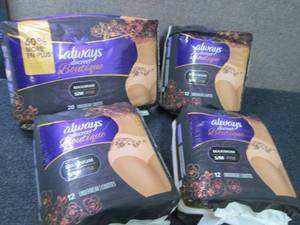 lot 25 image: 4-pk Always Discreet Boutique Maxim...