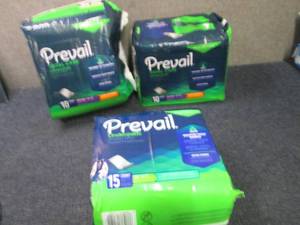 lot 30 image: 3 Pks Prevail Underpads...