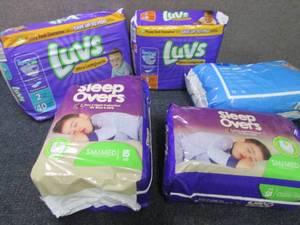 lot 31 image: 5 pks Assorted Diapers & Briefs...
