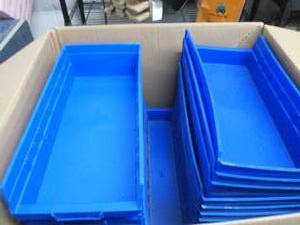 lot 71 image: Large Lot of Plastic Organizing Bin...