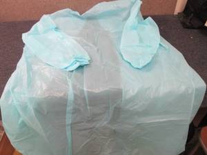 lot 91 image: Case of 120 Blue Disposable Waterpr...