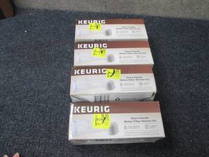 lot 136 image: 4 Keurig Water Filter Starter Kits...