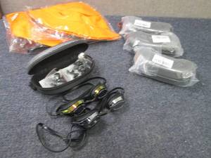 lot 176 image: 4- 2pks Swim Goggles with ear & nos...