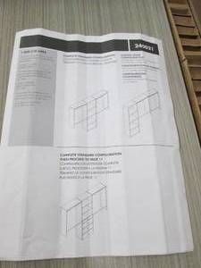 lot 10 image: closet system grey ...