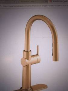 lot 31 image: Crue Single-Handle Touchless Pull-D...