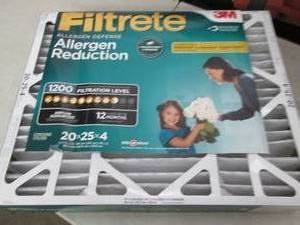 lot 34 image: filtrete 20x25x4 furnace filter ...