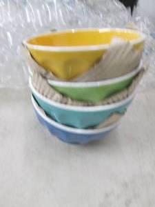 lot 52 image: 4 piece set of gibson home 6 inch b...