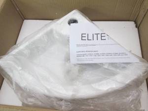 lot 64 image: 17.5 in. Vanity Cabinet with Porcel...