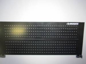 lot 83 image: 46 in. Pegboard Back Wall for Mobil...