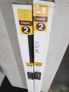 lot 91 image: 2 delta sliding bathtub door 60 inc...