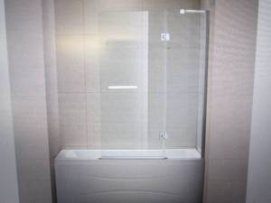 lot 92 image: Mia 40 in. x 55 in. Semi-Framed Hin...