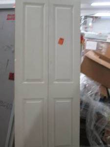 lot 106 image: 30 inch x 80 inch bi fold door pain...