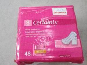 lot 138 image: certainty regular length liners for...