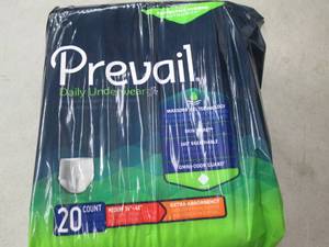 lot 141 image: prevail daily underwear 20 count me...