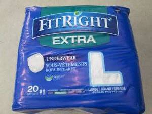 lot 145 image: fitright extra underwear large qty...