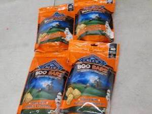 lot 155 image: 4 packs of blue boo treats baked wi...