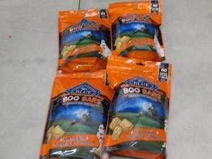 lot 156 image: 4 packs of blue boo treats baked wi...