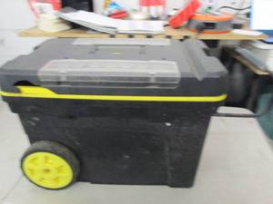lot 160 image: stanley pro mobile tool chest with ...