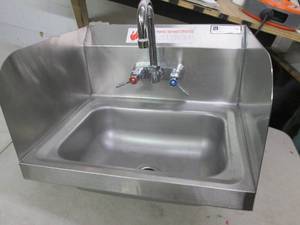 lot 171 image: hand wash sink 17 inches wide x 14 ...