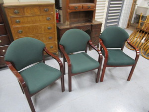 lot 20 image: (3) Chairs