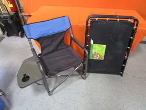 lot 37 image: Camping Bed & Chair
