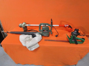lot 39 image: Weed Eater, Hedge Trimmer, Blower-Vac
