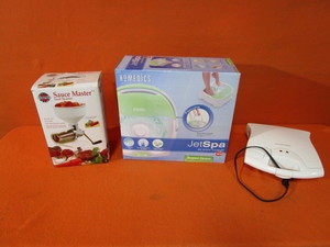 lot 100 image: (New) Jetspa, Saucemaster, Waffle Maker