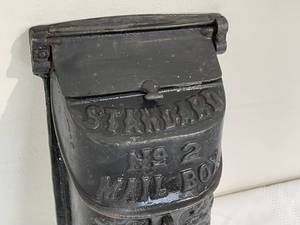 lot 39 image: Vintage Metal Standard Number Two Mail Box