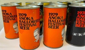lot 98 image: Large Lot of Anoka Halloween Vintage Beer Cans