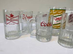 lot 107 image: Glass Beer Mug Collection