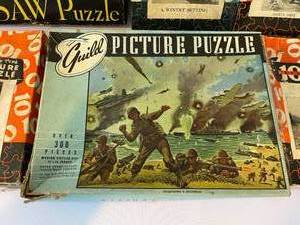 lot 110 image: Vintage Puzzles