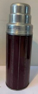 lot 114 image: Vintage Columbia Metal Lunch Box with Thermos