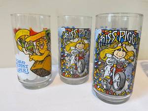 lot 136 image: Vintage Drinking Glasses