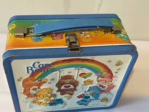 lot 145 image: Metal Care Bears Lunch Box
