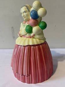 lot 158 image: Vintage Hand Painted Pottery Guild of America Cookie Jar