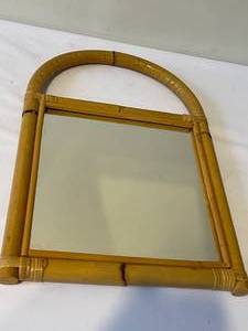 lot 167 image: Bamboo Wall Mount Mirror