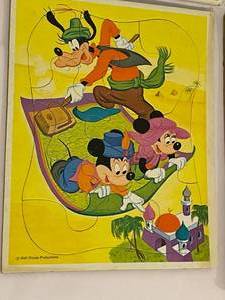 lot 183 image: 6 Vintage Childrens Puzzles
