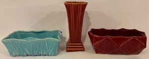 lot 185 image: Vintage McCoy Vases and Planters
