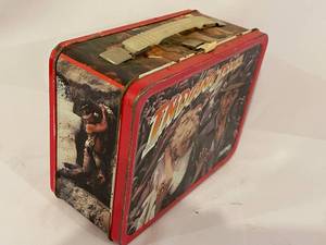 lot 215 image: Indiana Jones Metal Lunch Box