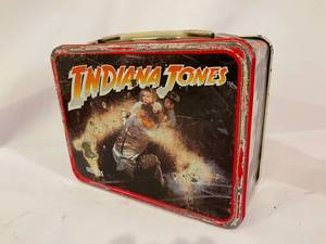 lot 219 image: Indiana Jones Metal Lunch Box with Thermos