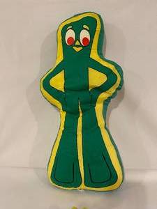 lot 227 image: Vintage Plush Gumby and Sponge Bob Square Pants