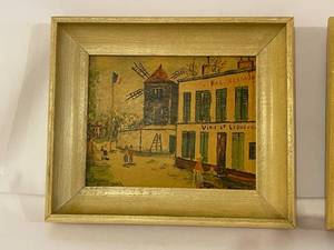 lot 232 image: Two Vintage Shadow Box Prints